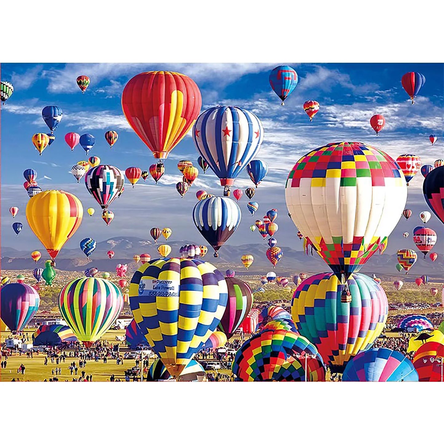 1000 Pieces Hot Air Balloon Jigsaw Puzzle Home Decor Adults Puzzle Games Family Fun Floor Puzzles Educational Toys for Kids