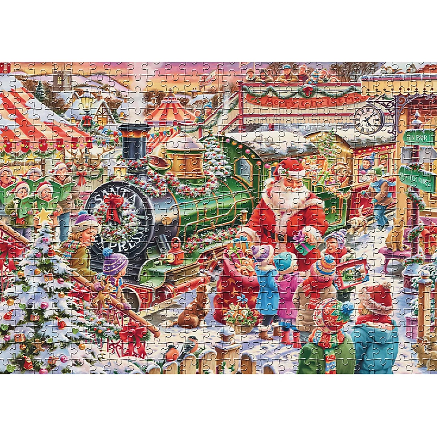 1000 Pieces Jigsaw Puzzles, Merry Christmas, Adults Jigsaw Puzzle 70cmX50cm(27.5inchX19.7inch) Large Puzzle Toys Gift Educationa