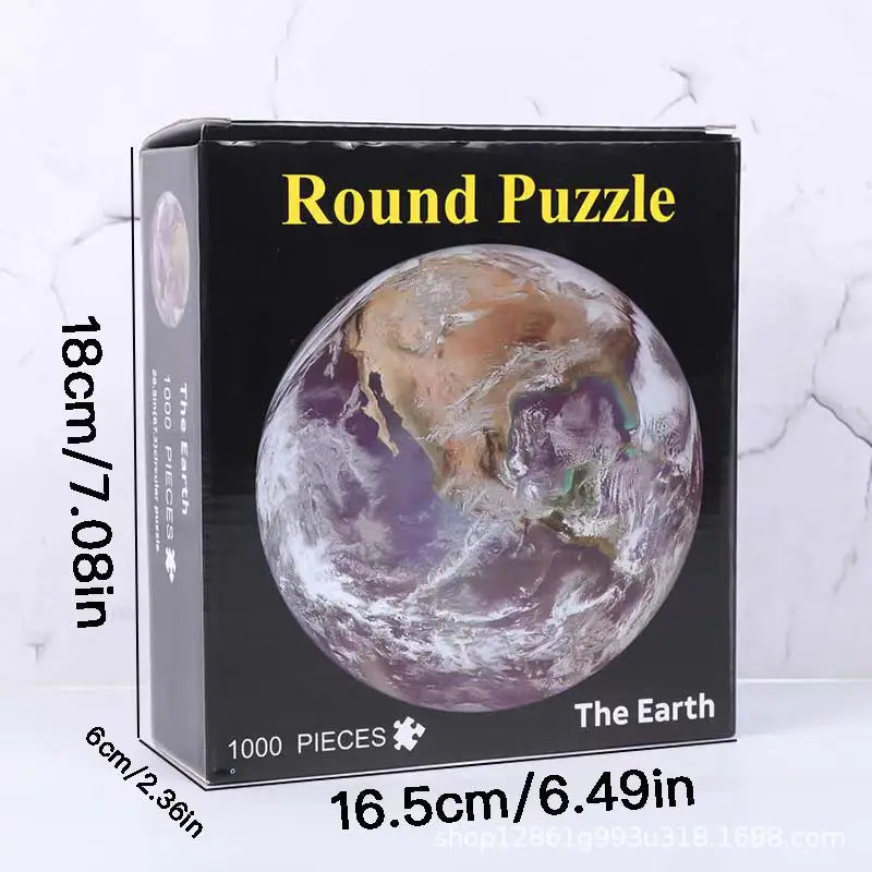 1000 Pcs Earth Puzzle Creative Stress Relieving Adult And Child Toy Birthday Gift